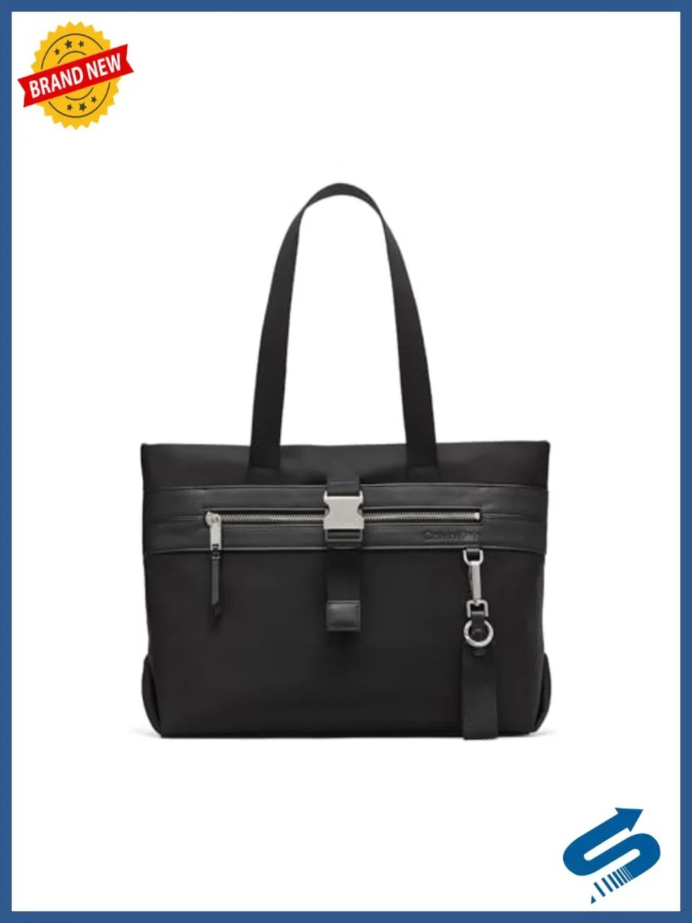 Nylon Organizational Tote with Multiple Pockets, Satchel